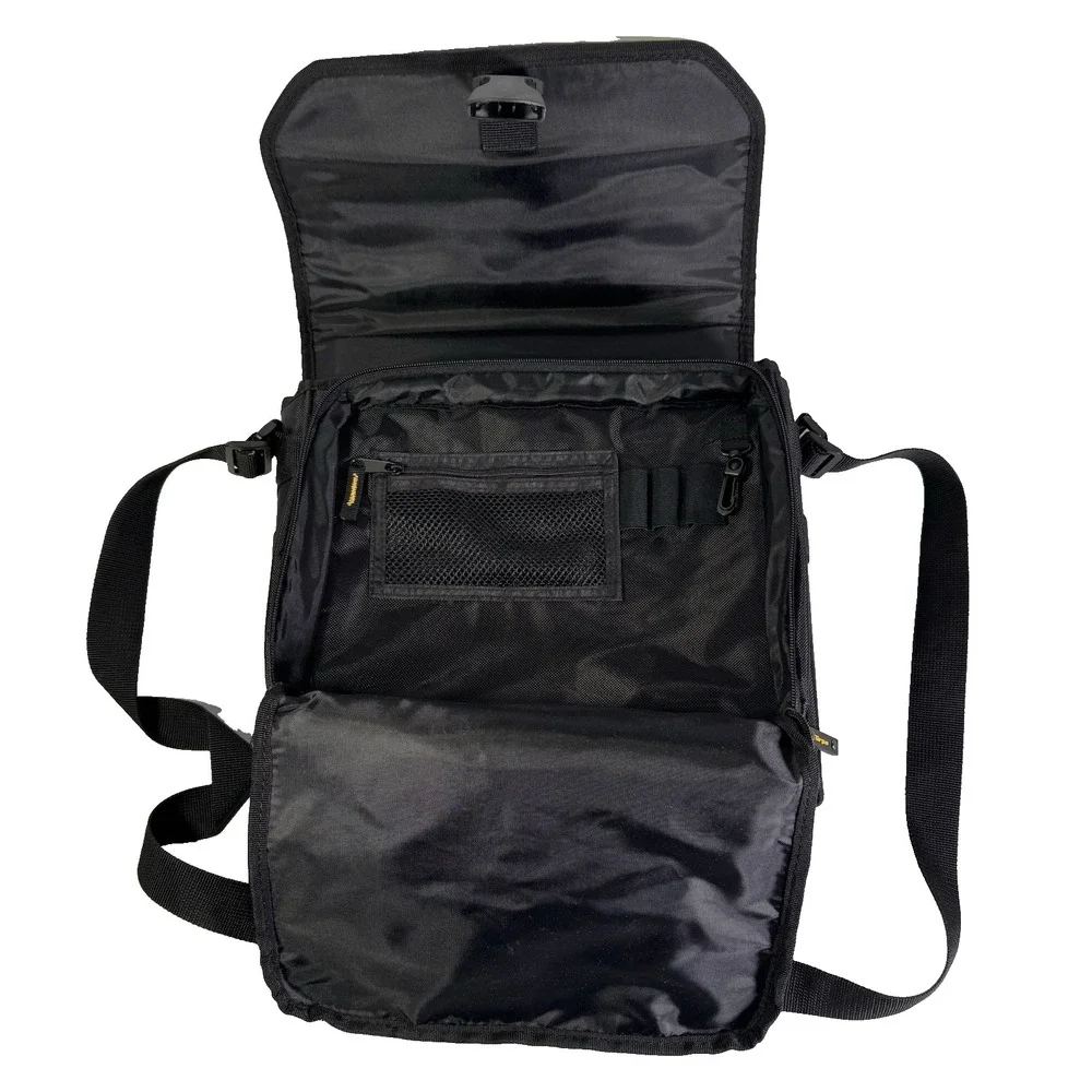 TARGUS Messenger Bag City Gear Mini for Most Tablets/ipads - Black/Gray W‎ Pouch